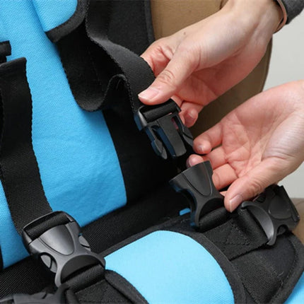 Portable Booster Seat with 5 Point Harness, Car Seat for Travel – image 8