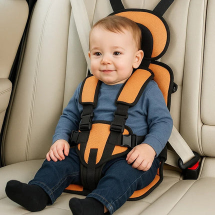 Portable Booster Seat with 5 Point Harness, Lightweight Foldable Car Seat – image 16