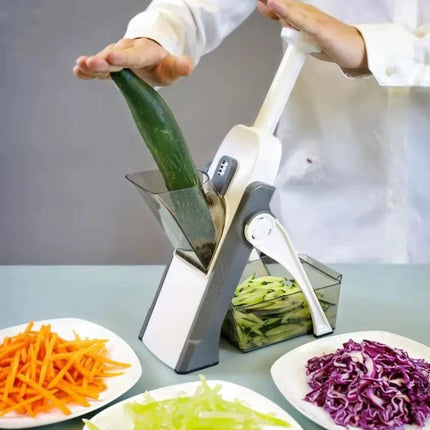 Vegetable Slicer 5 in 1 with Collecting Tray, Veggie Slicer with Hand Guard – image 5
