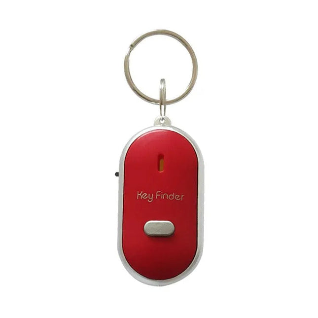 Key Finder for Keys and Wallet, Whistle Key Finder with Red LED Keychain Flashlight