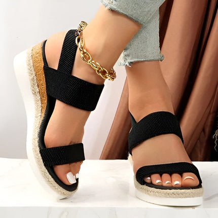 Womens Sandals, Comfort Sandals for Women, Summer Sandals with Adjustable Strap and Cushioned Non Slip Sole for Walking