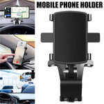 Tuzwa Car Phone Holder Mount – 360° Rotating Adjustable Phone Holder with 180° Tilt for Rearview Mirror, Sun Visor & Dashboard