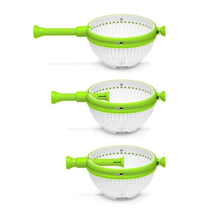 Colander and Salad Spinner Bowl 2 in 1, Vegetable Washer Lettuce Spinner