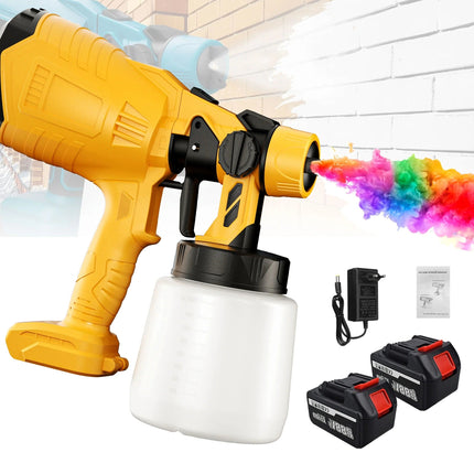 Cordless Paint Sprayer, Portable Paint Gun for Car and Fence