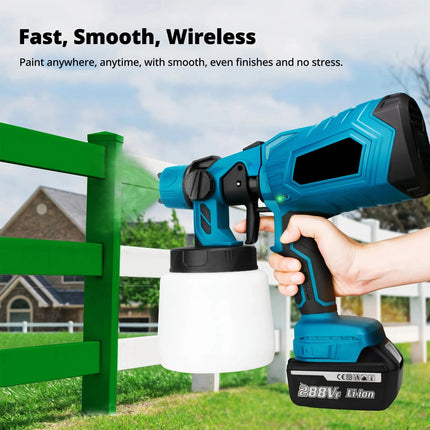 Cordless Paint Sprayer, Wireless Paint Sprayer for Furniture and Walls – image 4
