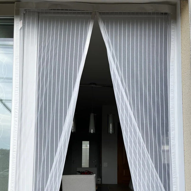 Magnetic Screen Door for Mosquito Net, Front Door Screen with Hands Free Closure