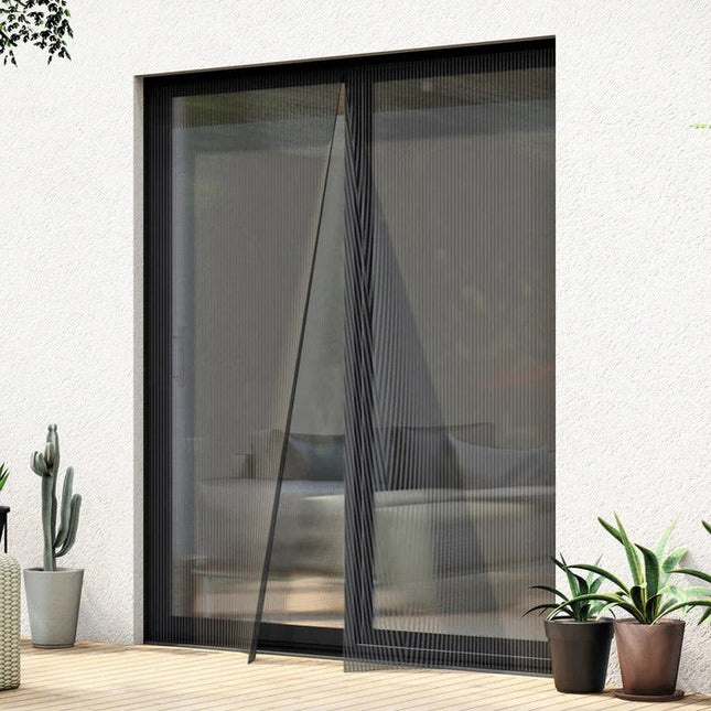 Magnetic Screen Door for Mosquito Net, Front Door Screen with Hands Free Closure, Insect Screen Door Mesh Curtain