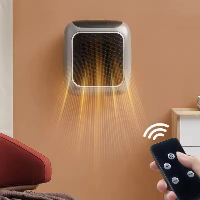 Tuzwa 800W Ceramic Space Heater – Portable Electric Heater with LED Thermostat, 12-Hour Timer & Adjustable Temperature, 220V