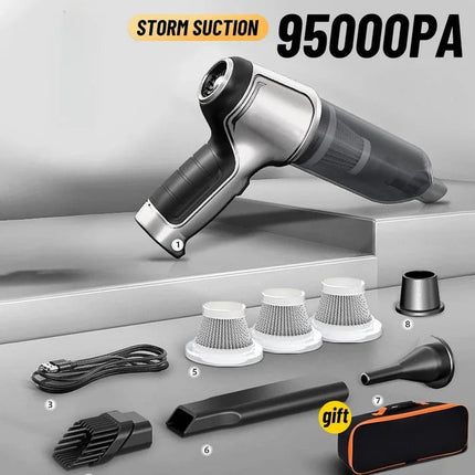 Cordless Vacuum Cleaner for Car and Home, Car Vacuum with Brushless Motor – image 4