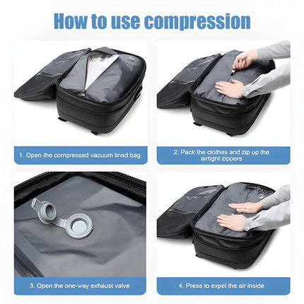 Carry On Rucksack with Wet and Dry Zones, Water Resistant Backpack for Commuting – image 19