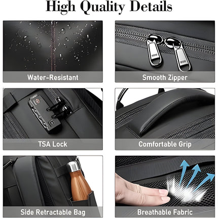 Carry On Rucksack with Wet and Dry Zones, Water Resistant Backpack for Commuting – image 16