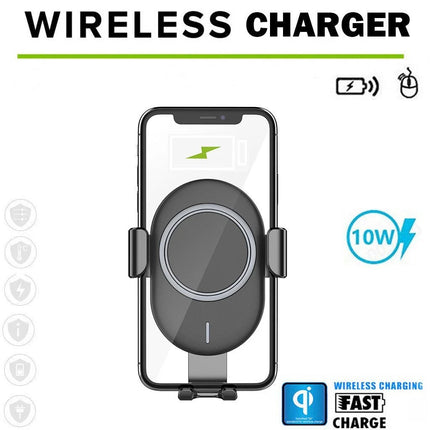 Wireless Car Charger Auto Clamping with Motorized Arms