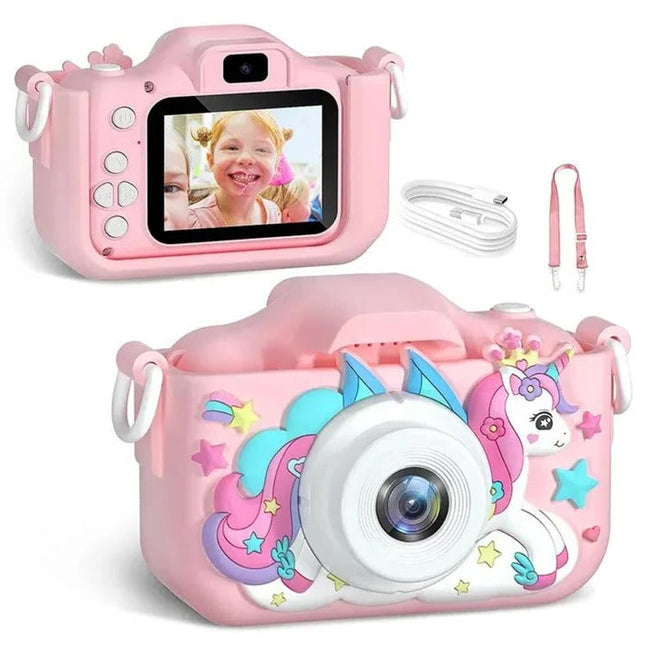 Digital Camera for Kids, Kids Camera with Front and Rear Lens