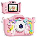 Digital Camera for Kids, Kids Camera with Front and Rear Lens, Toy Camera for Ages 3 and Up