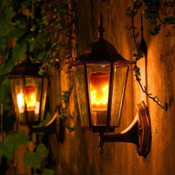 Flicker LED Bulbs, Flickering Light Bulbs with Flame Effect, LED Flame Light Bulb with Gravity Sensor Mode