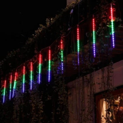 LED Icicle Lights Outdoor, Linkable Outdoor Holiday Lights with Plug – image 9