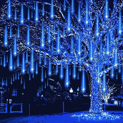 LED Icicle Lights Outdoor, Dripping Icicle Lights with Cascade Effect