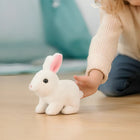 Hopping Bunny Plush Toy, Battery Operated Interactive Stuffed Animal, Soft Bunny Stuffed Animal for Kids