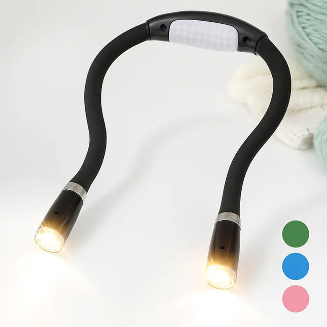 Neck Light for Reading and Crafts, Flexible LED Arms
