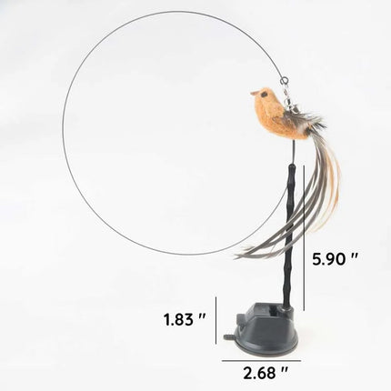 Interactive Cat Toys for Indoor Cats with Suction Cup, Bird Toy for Cats with 5 Replaceable Bell Birds – image 12