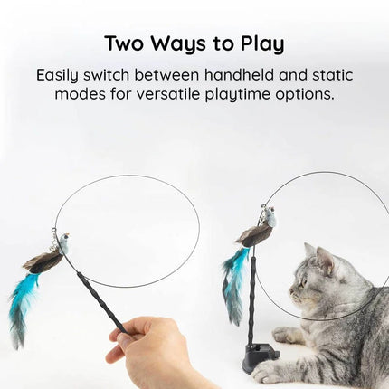 Interactive Cat Toys for Indoor Cats with Suction Cup, Bird Toy for Cats with 5 Replaceable Bell Birds – image 10