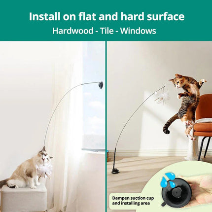 Interactive Cat Toys for Indoor Cats with Suction Cup, Bird Toy for Cats with 5 Replaceable Bell Birds – image 4