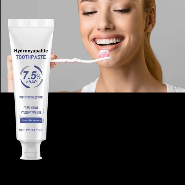 Fluoride Free Toothpaste, Nano Hydroxyapatite Toothpaste for Sensitive Teeth, Remineralizing Enamel Mint Toothpaste