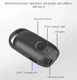 Tuzwa Ultrasonic Dog Repeller – Handheld High-Frequency Dog Deterrent with 10-Yard Range, Single-Button Control & Battery-Powered Portable Design
