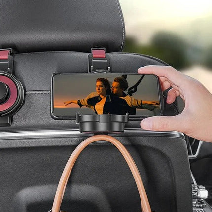 Purse Hook for Car Seat Headrest 3 in 1 with Cup Holder and Phone Stand, Bag Hook for Car – image 11