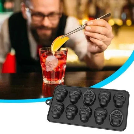 Silicone Mold and Ice Cube Tray, Skull Ice Cube Trays and Silicone Baking Mold for Chocolate – image 4