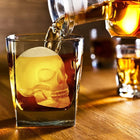 Silicone Mold and Ice Cube Tray, Skull Ice Cube Trays and Silicone Baking Mold for Chocolate, Candy and Bath Bombs