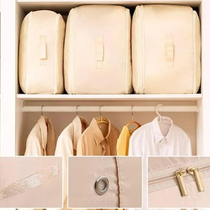 Moving Bags, Large Clothes Storage Bag with Dual Zippers and Handles – image 5