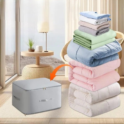 Moving Bags, Large Clothes Storage Bag with Dual Zippers and Handles