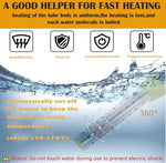 Tuzwa 220V Immersion Water Heater – Portable Electric Water Heating Element with Stainless Steel Guard, Insulated Handle & 3.28FT Power Cord