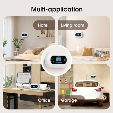 Carbon Monoxide Detector, Battery Operated Carbon Monoxide Detector with LCD