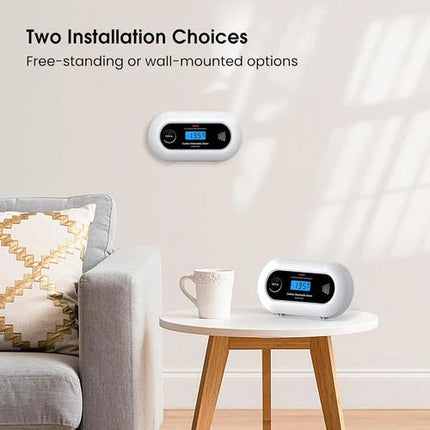 Carbon Monoxide Detector, Battery Operated Carbon Monoxide Detector with LCD – image 8