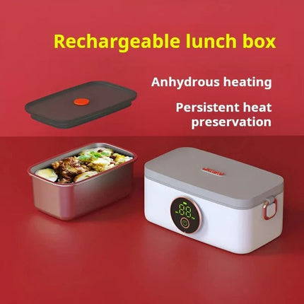 Heated Lunch Box for Adults, Portable Food Warmer for Work and Travel