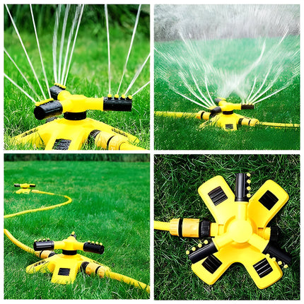 Lawn Sprinkler 360 Rotating, Grass Sprinkler with Adjustable Spray Angles, Water Sprinkler for Yard and Lawn Watering