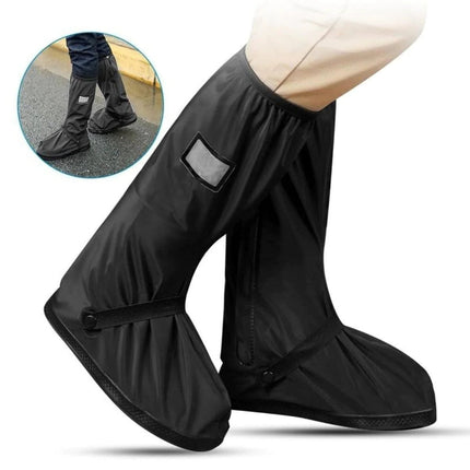 Waterproof Shoe Covers for Rain and Mud, Reusable Boot Covers with Anti Slip Sole, Galoshes – image 6