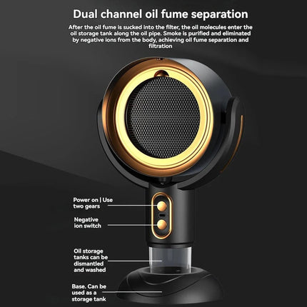 Air Purifier for Smokers, Portable Desktop Air Purifier Fan with Odor Eliminator – image 6