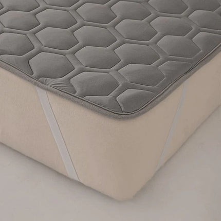 Cooling Mattress Pad, Quilted Cooling Mattress Topper with Anti Slip Base – image 13