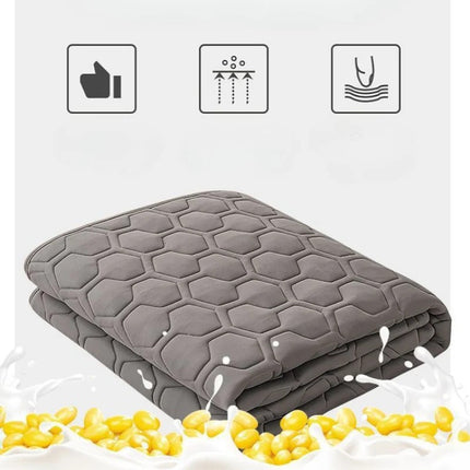 Cooling Mattress Pad, Quilted Cooling Mattress Topper with Anti Slip Base – image 11