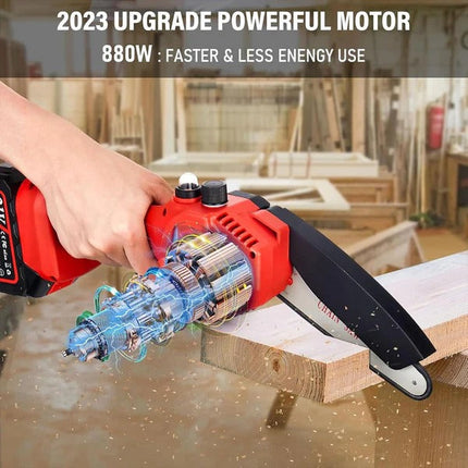 Cordless Chainsaw, Electric Chainsaw for Pruning and Trimming – image 5