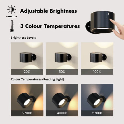 Rechargeable Wall Sconce, Battery Operated Wall Sconce with Remote – image 5