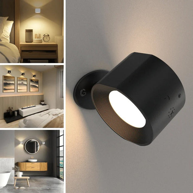Rechargeable Wall Sconce, Magnetic LED Wall Light with Reading and Night Light – image 4