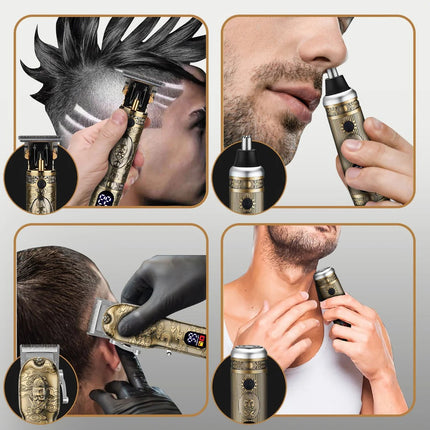 Beard Trimmer, 4 in 1 Grooming Kit with Nose Hair Trimmer