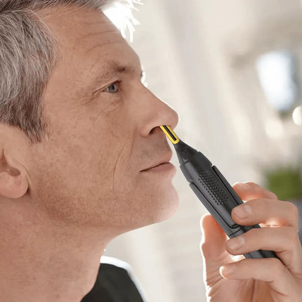 Nose Hair Trimmer for Men, Battery Powered Facial Hair Trimmer for Ears and Brows – image 4