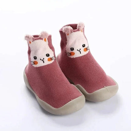 Infant Shoe Socks, Soft Sole Shoe Socks for Babies and Toddlers 0 to 3 Years – image 4