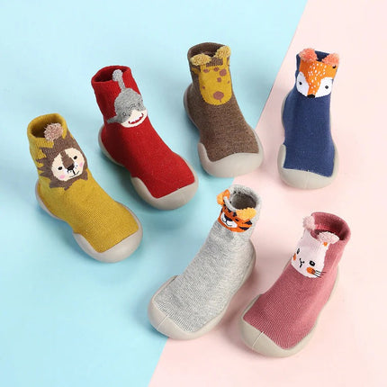 Infant Shoe Socks, Soft Sole Shoe Socks for Babies and Toddlers 0 to 3 Years – image 8