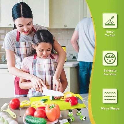 Cooking Tool Set for Kids, 6 Piece Junior Cooking Tools for Cutting and Peeling – image 4